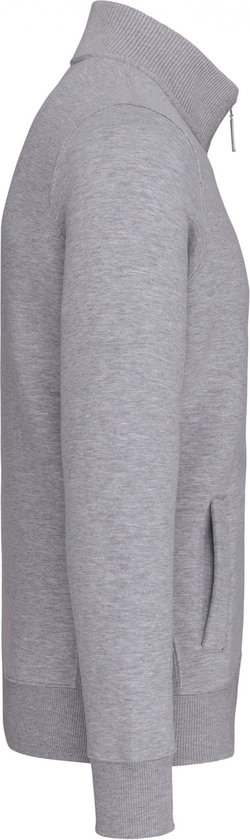 Sweat Homme XXL Kariban Manches longues Oxford Gris 80% Katoen, 20% Polyester