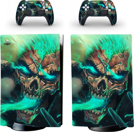 PS5 Digital - Console Skin - Mad McRibs - PS5 sticker - 1 console en 2 controller stickers