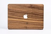 Woodwe - Housse pour ordinateur portable - Étui MacBook - Apple PRO 15 pouces - Processeur M2 - Étui rigide - Bois de noyer