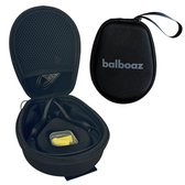 balboaz Hard Cover Opberg Case Voor Bone Conduction Headphone | Geschikt voor Shokz OpenRun Pro Open Ear | Hardcover Opberghoes | Beschermhoes | Tas | Hoesje | Opbergtas | Zwart