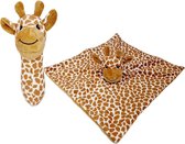 Baby Speelset - Knuffeldoek & Piep-beest - Giraffe