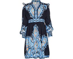 Ibramani Valeria Mini Dress - Zomer Jurk - Zwarte Jurk - Feest Jurk - Dames Tuniek - Dames Kleding