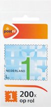 Postzegels waarde 1 - 200stuks - Nederland