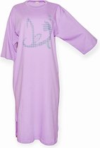 Ibramani Cat T-Shirt Lilac - Dames T-shirt Jurk - Zomer T-Shirt - Oversized T-Shirt - Premium Katoen - Dames Kleding