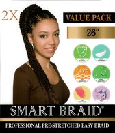 Smart Braid Pre-Stretched 2 in 1 Pak - 26 inch - Kleur blond