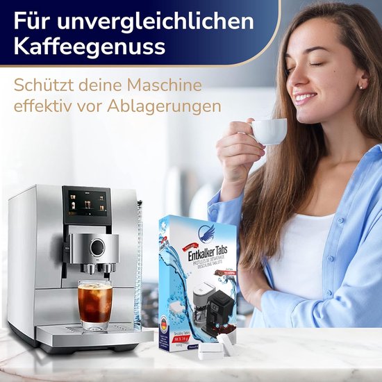 Pastilles de nettoyage pour machine à café - compatible avec Krups