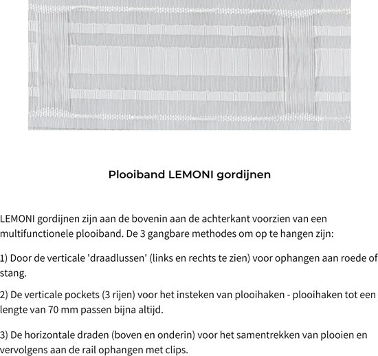 Maroyathome – LEMONI luxe serie – gordijn met plooiband – verduisterend – kant-en-klaar – 300 x 250 cm (b x h) – antraciet