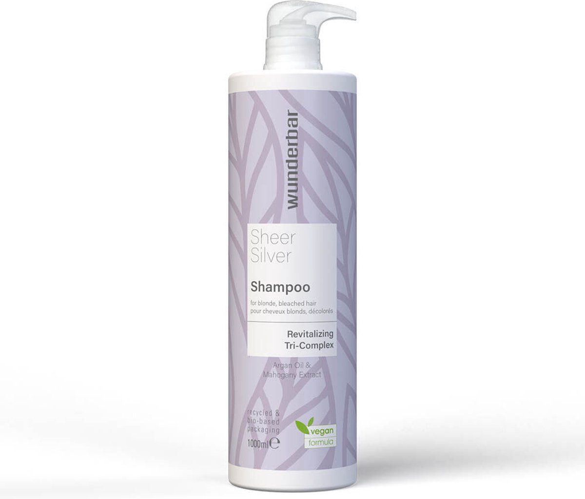 Wunderbar Vegan Colour Protect Sheer Silver Duo Shampoo 1L