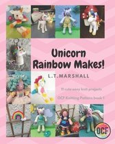 L.T.Marshall Knitting Books- Unicorn rainbow Makes