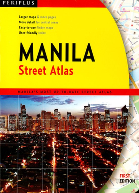 Periplus Street Atlas - Manila Street Atlas First Edition - cover