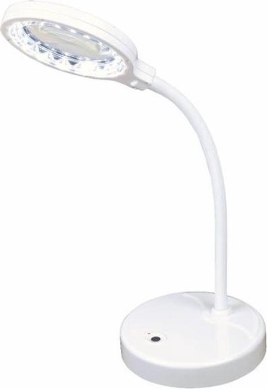 kleinhandel Luchten koffer 59002 LED Bureaulamp met vergrootglas | bol.com