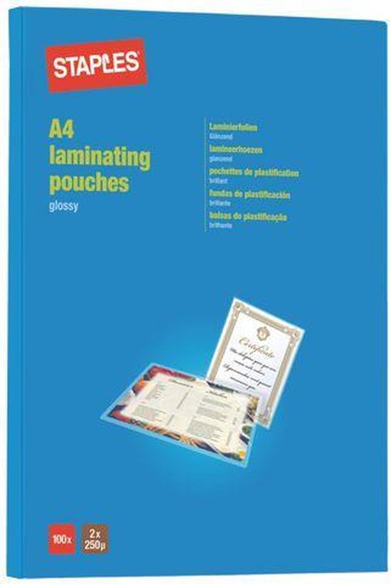 100 Pellicole Laminazione A4 LMGA4 - 216x303 Mm, 2x175 Mic, Lucide, Impermeabili - Foto 6