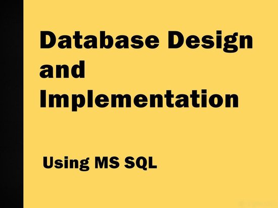 Database Design and Implementation with MS SQL Server (ebook), Husni ...