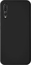 Huawei P20 Pro Backcover - Zwart - TPU Case - Siliconen Hoesje