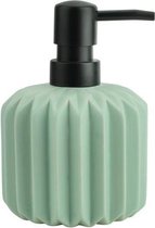 Luxe zeepdispenser / zeeppomp / mint / 10 x 14 cm / badkamer / toilet / keuken