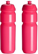 2 x Bouteille d'eau Tacx Shiva - 750 ml - Rose flashy rose - Gourde