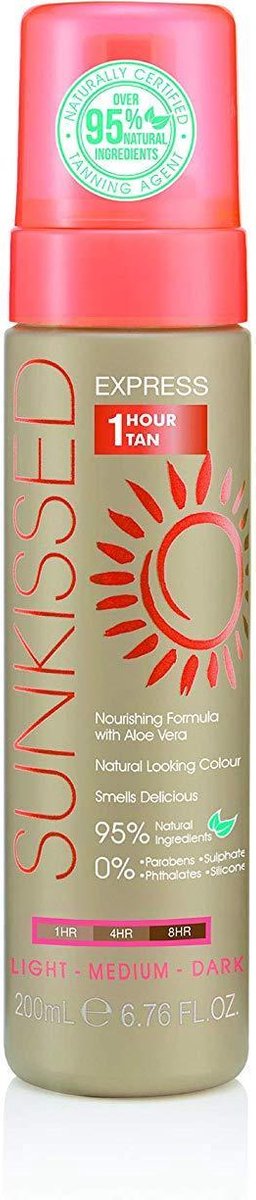 Sunkissed - Express 1 Hour Tan - 200ml