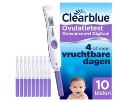 Clearblue Geavanceerde Digitale Ovulatietest Set - 1 houder en 10 testen