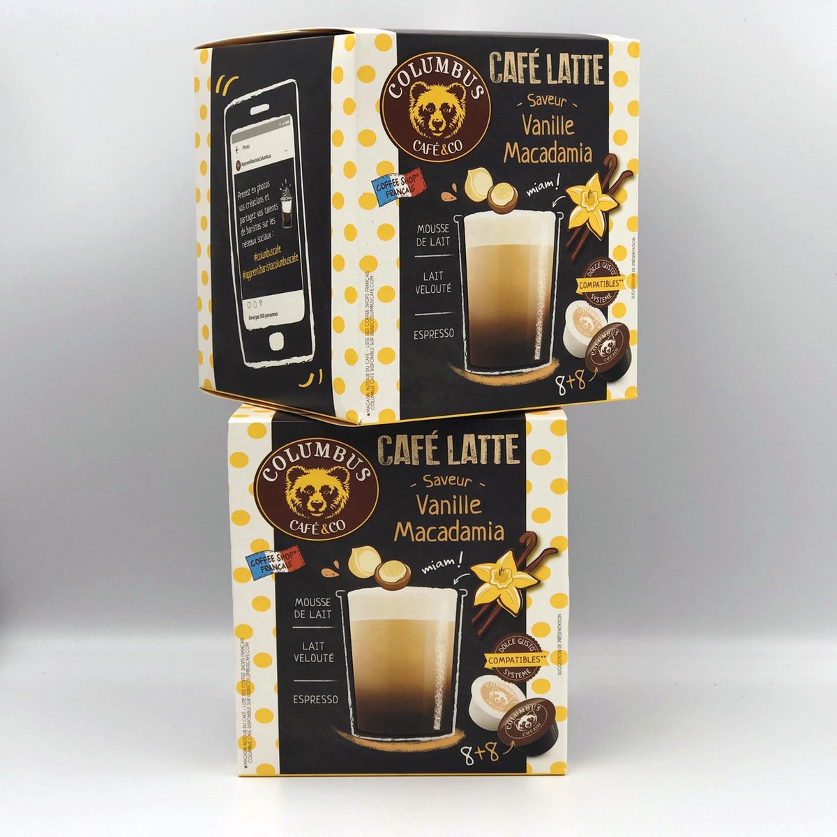 Dolce Gusto Columbus Flavoured Café Latté