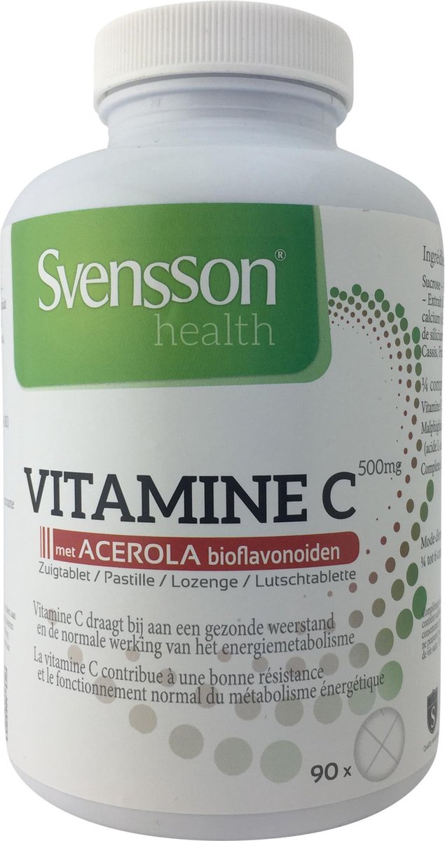 Svensson - Vitamine C tablet - 500 mg Vitamine C
