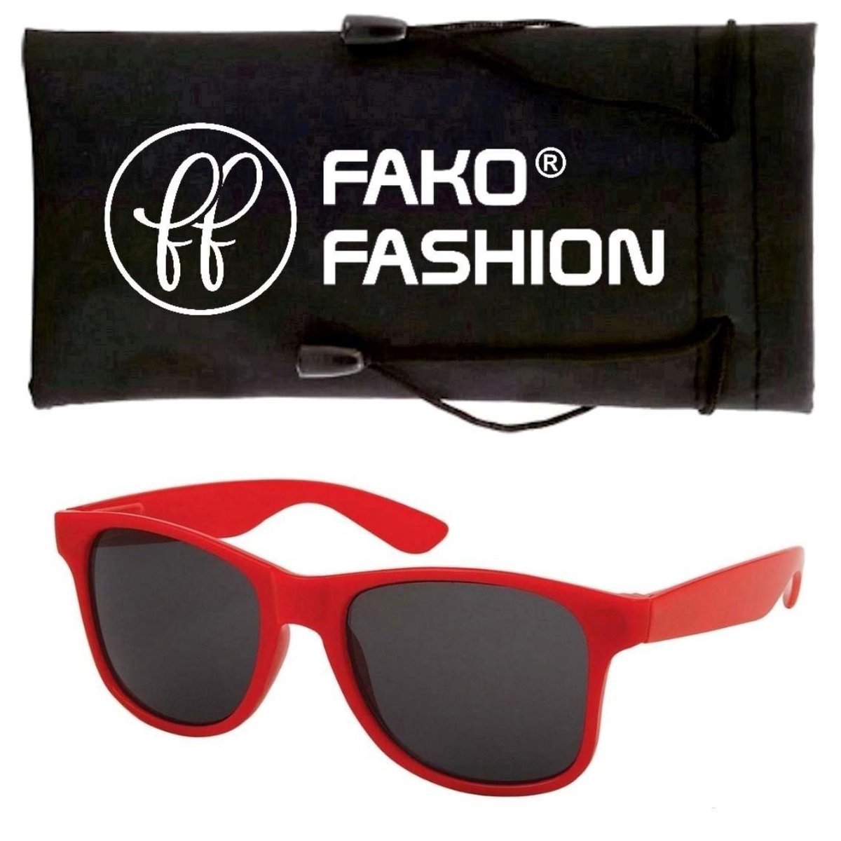 Fako Fashion® - Kinder Zonnebril - DLX - Rood