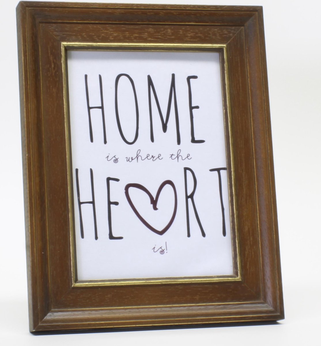 Klassieke houten fotolijst voor foto 13x18