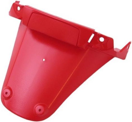 Achterspatbord Vespa LX rood glans met motief/ geribbeld | bol.com