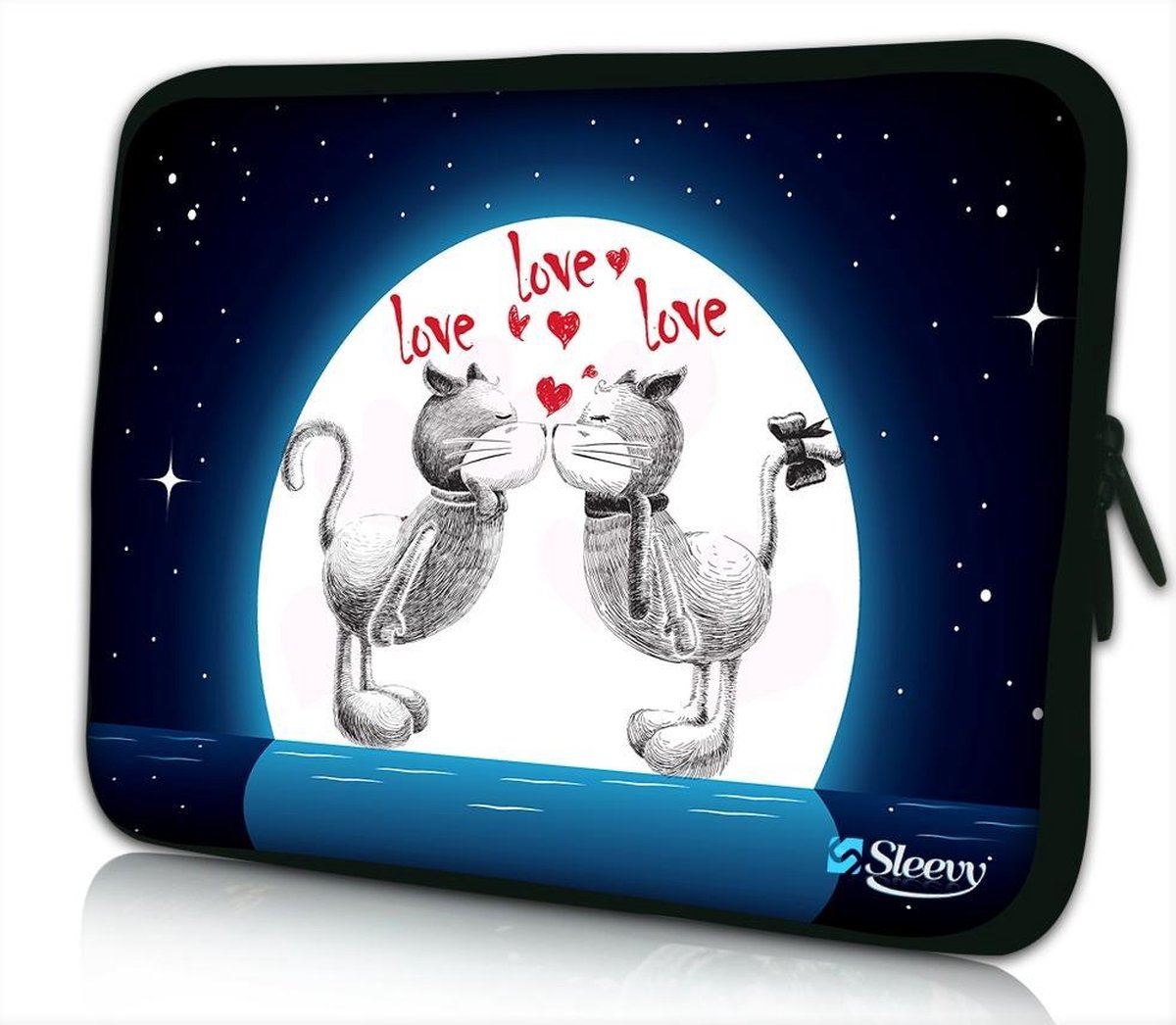 Sleevy 13.3 laptophoes love love love... - laptop sleeve - Sleevy collectie 300+ designs