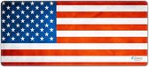Muismat xxl gaming USA vlag 90 x 40 cm - Sleevy - mousepad - Collectie 100+ designs