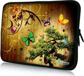 Sleevy 11,6 inch laptophoes vlindertjes - laptop sleeve - laptopcover - Sleevy Collectie 250+ designs