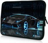 Sleevy 15,6 laptophoes sportauto design - laptop sleeve - laptopcover - Sleevy Collectie 250+ designs