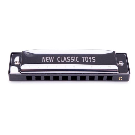 Foto: New classic toys mondharmonica speelgoed muziekinstrument voor kinderen stimuleert muzikale ontwikkeling educatief speelgoed vanaf 3 jaar
