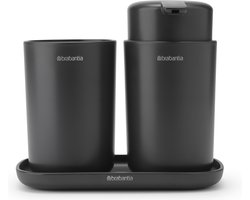Brabantia ReNew Badkameraccessoires Set - 3-delig - Dark Grey