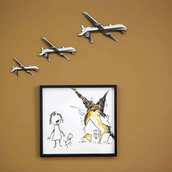 Foto: Banksy civilian drone strike canvas print