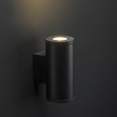 LED wandlamp Evora - wandverlichting / wandlampen - 3W / up of down / aluminium  / buiten / modern / 24V / plug&play / IP65 / warmwit