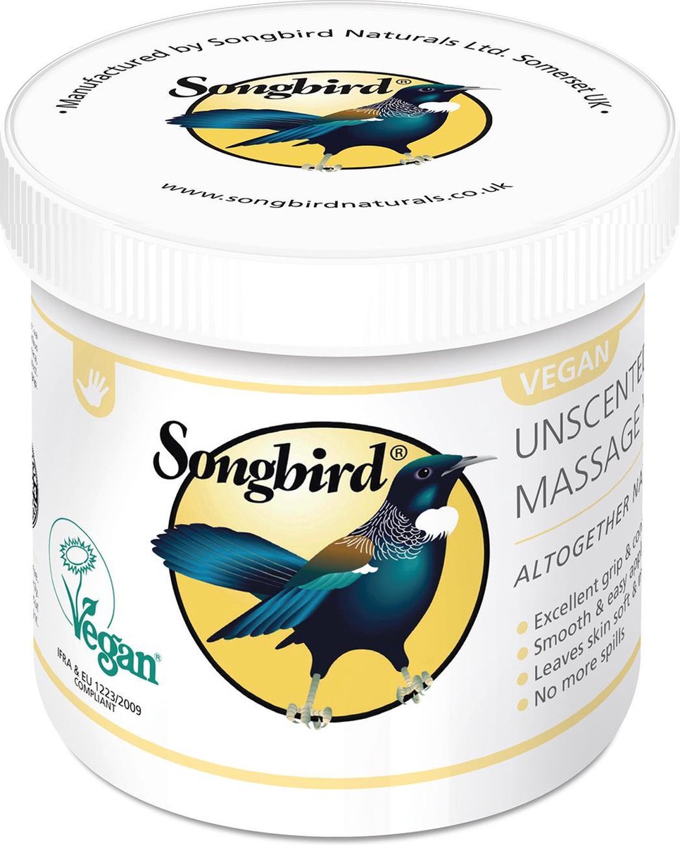 Goedkoopste Songbird Vegan Unscented Massage Wax 550 gram