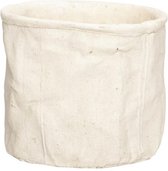 Cosy en Trendy Bloempot Creme 20,5x19xh17,5cm Rond - Cement (set van 4) En Yourkitchen E-kookboek - Heerlijke Smulrecepten