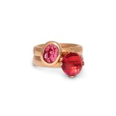 Melano Twisted Nights in pink ringen set - rosekleurig - dames - maat 52