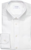 Eton Overhemd Wit Normaal - Maat EU43 - Mannen - Never out of stock Collectie - Katoen