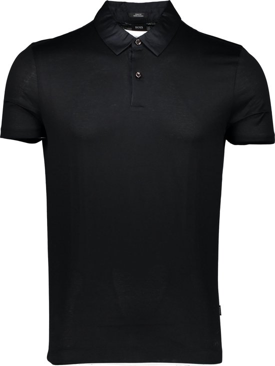 Hugo Boss Polo Zwart Getailleerd - Maat S - Heren - Lente/Zomer Collectie -  Katoen | bol.com