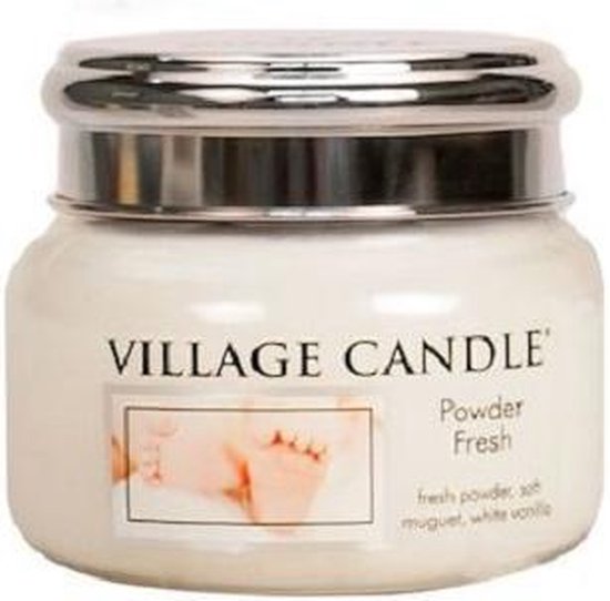 Village Candle Small Jar Geurkaars Powder Fresh