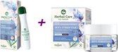 Farmona Herbal Care Siberische Iris Oogcrème, Oogroller, Roll-on, 15ml + Gezichtscrème, dag en nacht, anti rimpel, natuurlijke ingrediënten, 50ml