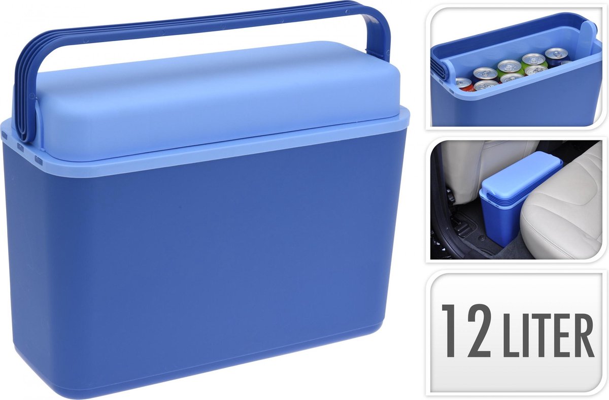 Overeenkomstig Fragiel Leeg de prullenbak Koelbox 12 liter | Blauw | bol.com