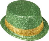 Boland Verkleedhoed Glitter Groen One-size