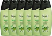 Organics shampoo - 2in1 - Anti schilfers - 6 x 200 ml