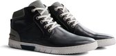 NoGRZ R.Venturi - Hoge Leren heren sneakers - Blauw - Maat 40
