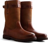 Travelin North Cape Outdoorlaarzen - Waterdicht & 100% Wol Gevoerd - Winterschoenen - Heren - Cognac Leer - Maat 48