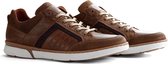 NoGRZ A.Balat - Sportieve leren herensneaker - Cognac - Maat 42