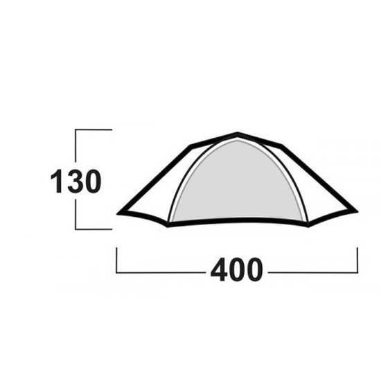 Husky Boyard 4 Plus Lichtgewicht Tent - Groen - 4 Persoons van Husky — afbeelding 3