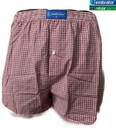 Embrator mannen Boxershort geweven katoen rood 4XL